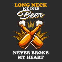 Vintage Long Neck Ice Cold Beer Never Broke My Heart T Shirt Exclusive T-shirt | Artistshot