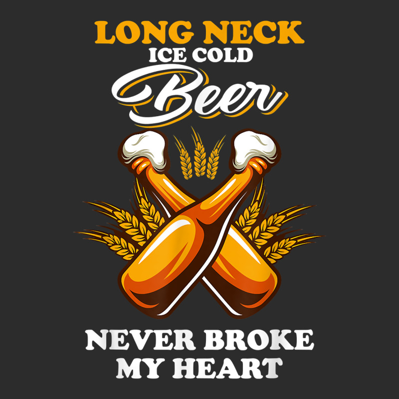 Vintage Long Neck Ice Cold Beer Never Broke My Heart T Shirt Exclusive T-shirt by fallenafsericebe | Artistshot