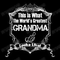 Worlds Greatest Grandma  Looks Like Cropped Hoodie | Artistshot