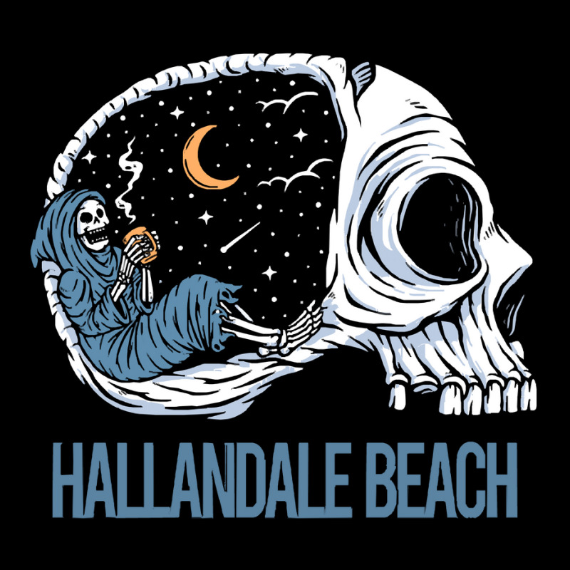 Hallandale Beach T  Shirt Chilling Skeleton Hallandale Beach T  Shirt Youth Hoodie by strategicwastes | Artistshot