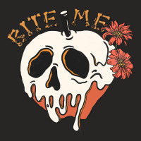 Bite Me T  Shirt Bite Me Floral Skull T  Shirt Ladies Fitted T-shirt | Artistshot