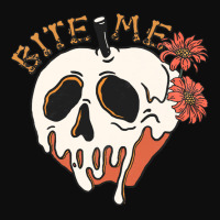 Bite Me T  Shirt Bite Me Floral Skull T  Shirt Crop Top | Artistshot