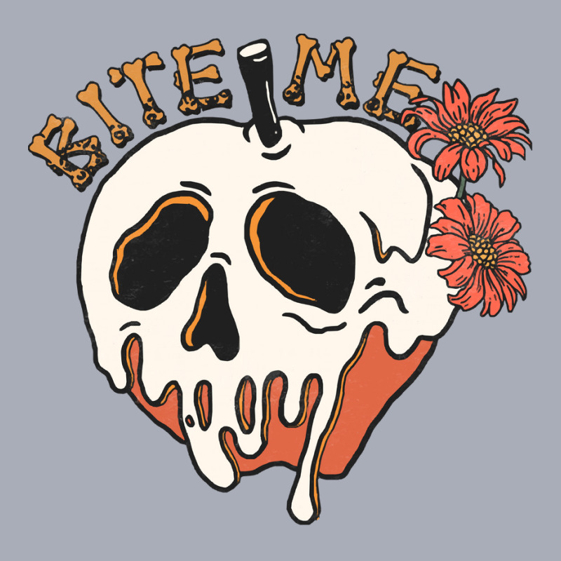 Bite Me T  Shirt Bite Me Floral Skull T  Shirt Tank Dress by simplisticgive | Artistshot