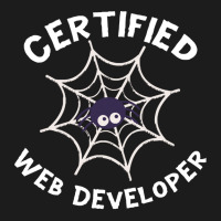 Halloween T  Shirt Certified Web Developer Halloween Spider In Web Tec Hoodie & Jogger Set | Artistshot