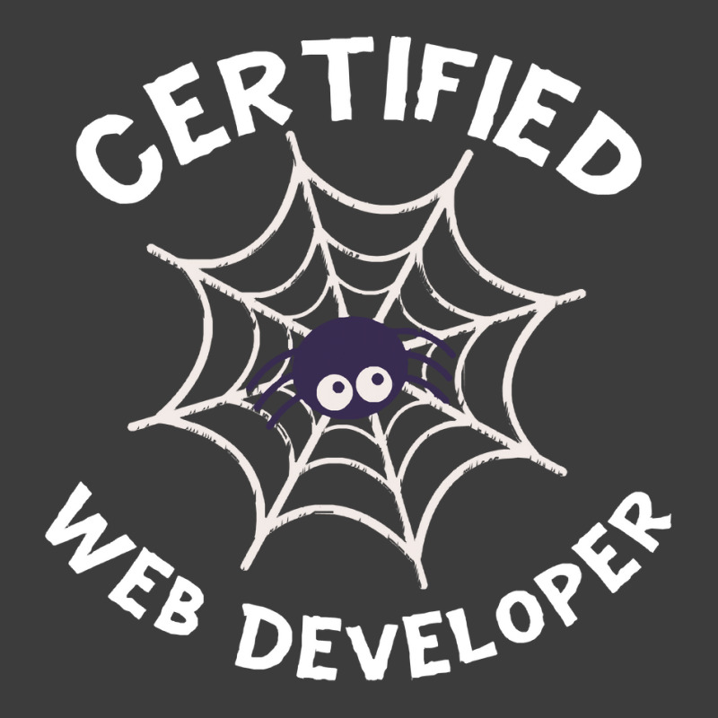 Halloween T  Shirt Certified Web Developer Halloween Spider In Web Tec Men's Polo Shirt by improbablerecent | Artistshot