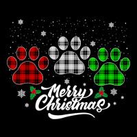 Merry Christmas Buffalo Plaid Shirt Red White Green Dog Paws Long Slee Pocket T-shirt | Artistshot