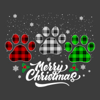 Merry Christmas Buffalo Plaid Shirt Red White Green Dog Paws Long Slee Men's Polo Shirt | Artistshot