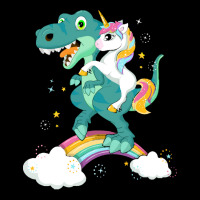 Unicorn Riding T  Shirt Unicorn Riding T Rex Dinosaur Boys Girls T  Sh Long Sleeve Shirts | Artistshot