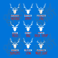 Deer Hunter All Of Santa's Reindeer Tee Portrait Canvas Print | Artistshot