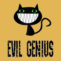 Evil Genius Funny Feline Smiling Cat Owner Raglan Baseball Tee Vintage Hoodie And Short Set | Artistshot