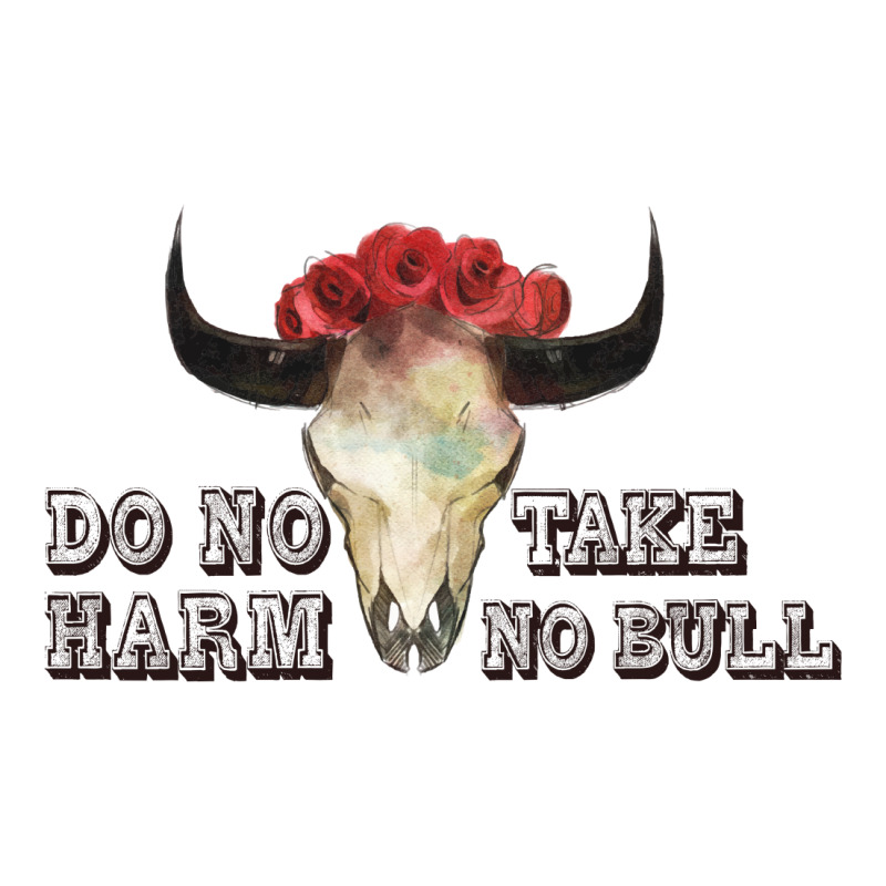 Do No Harm Take No Bull For Light V-Neck Tee by autlu2024 | Artistshot