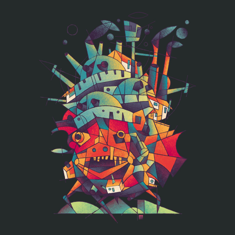 Moving Castle Women's Triblend Scoop T-shirt by Jose-Rodriguez | Artistshot