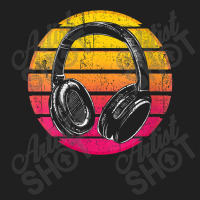 Womens Synthwave Retro 1990s Music Lover Headphones Vaporwave Music Me Ladies Polo Shirt | Artistshot