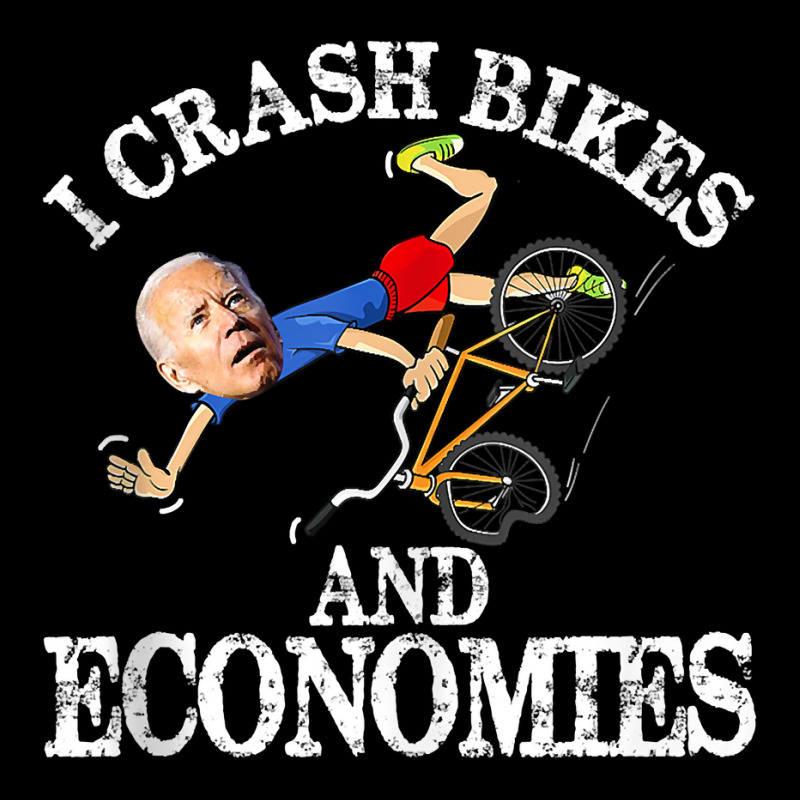 Joe Biden Falling Off Bike I Crash Bikes And Economies Tank Top Adjustable Cap | Artistshot