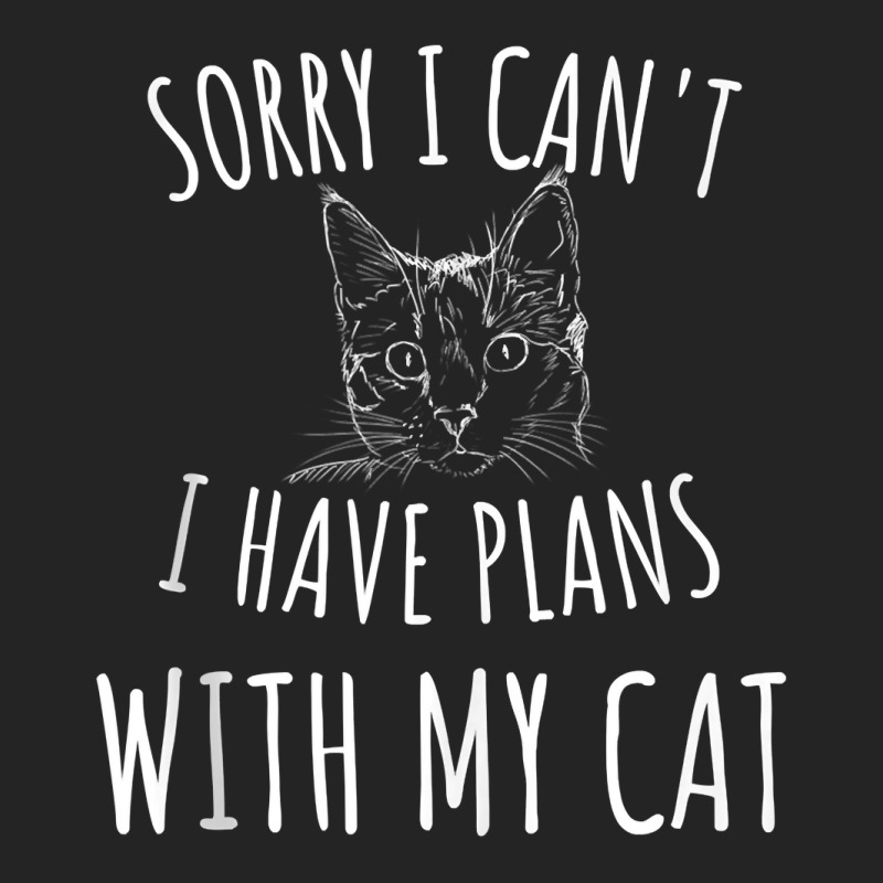 Sorry I Can't I Have Plans With My Cat Tank Top 3/4 Sleeve Shirt | Artistshot