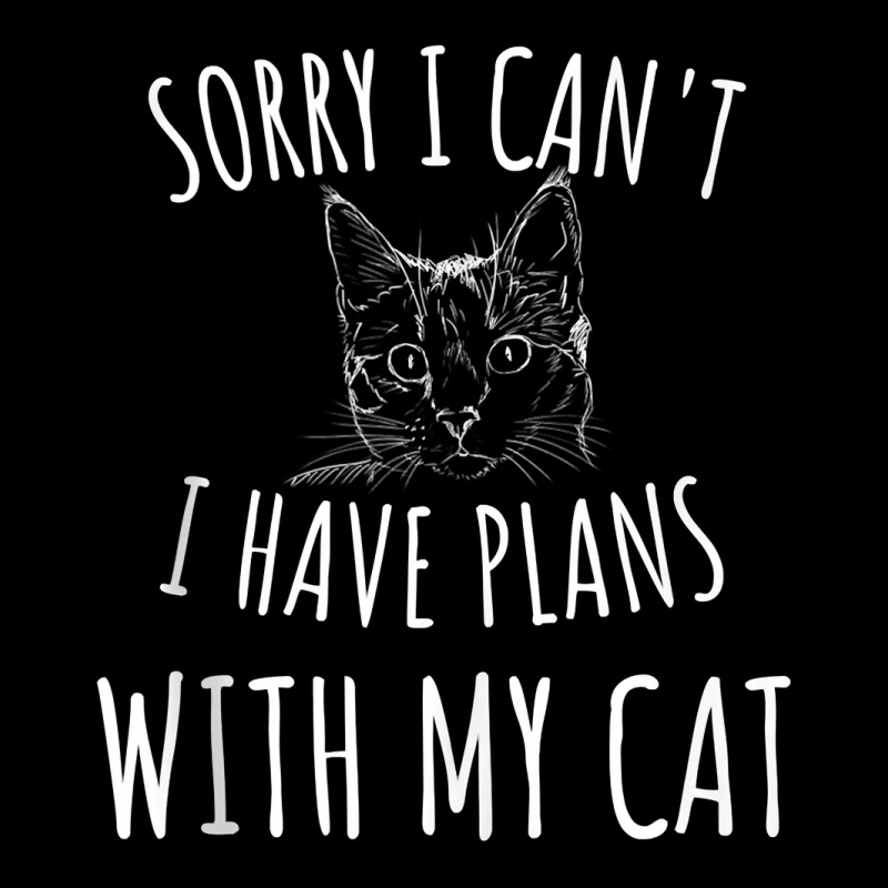 Sorry I Can't I Have Plans With My Cat Tank Top Men's 3/4 Sleeve Pajama Set | Artistshot