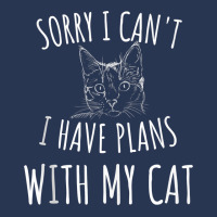 Sorry I Can't I Have Plans With My Cat Tank Top Men Denim Jacket | Artistshot