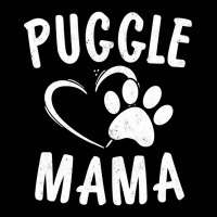 Cute Puggle Mama Gift Pet Pugs Lover Apparel Dog Pug Mom Rectangle Patch | Artistshot