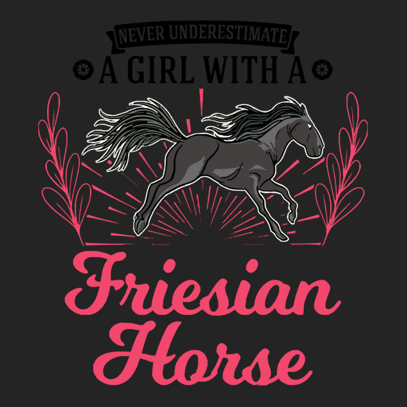 Friesian Horse T  Shirt Friesian Horse Girl T  Shirt 3/4 Sleeve Shirt | Artistshot