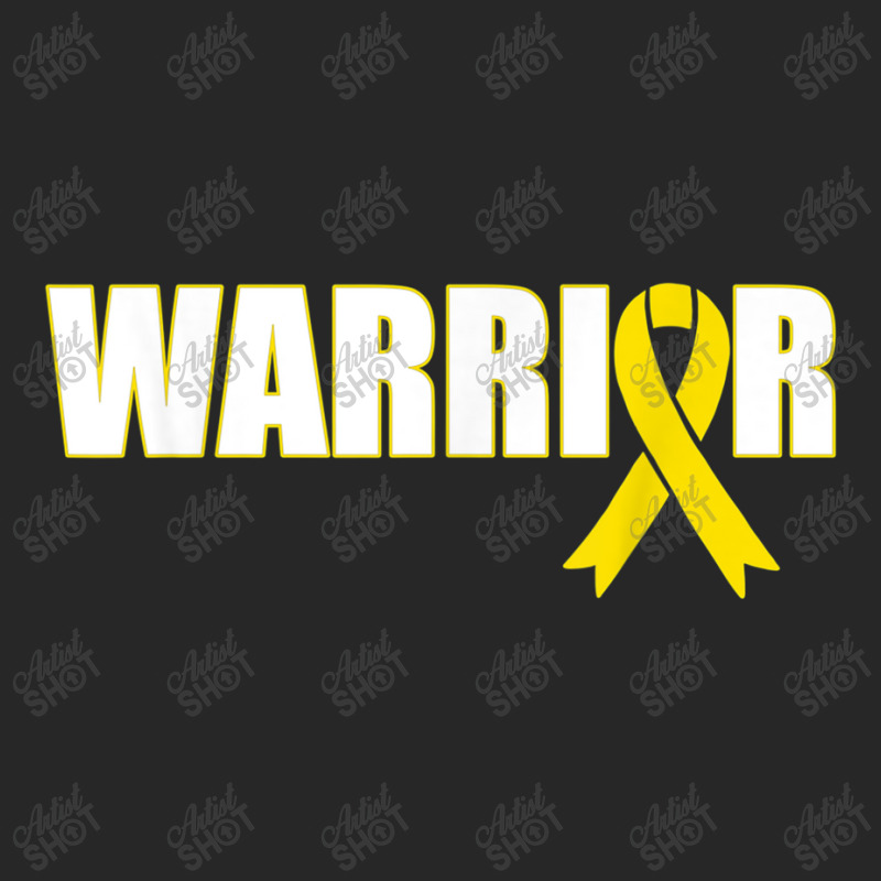 Bone Cancer Warrior Sarcoma Yellow Ribbon Men's T-shirt Pajama Set | Artistshot