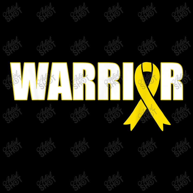 Bone Cancer Warrior Sarcoma Yellow Ribbon Men's Long Sleeve Pajama Set | Artistshot