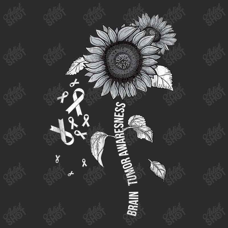 Brain Tumor Awareness Cancer  Brain Cancer Sunflower Exclusive T-shirt by LaytonDesign | Artistshot