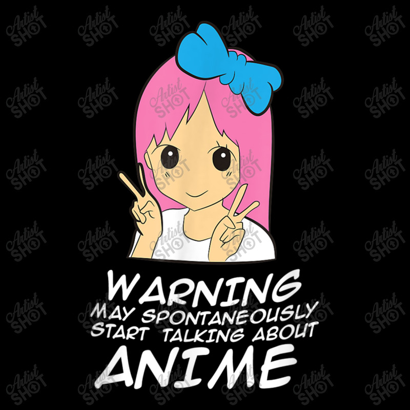 Anime Warning May Spontaneously Start Talking About Anime Long Sleeve Shirts | Artistshot