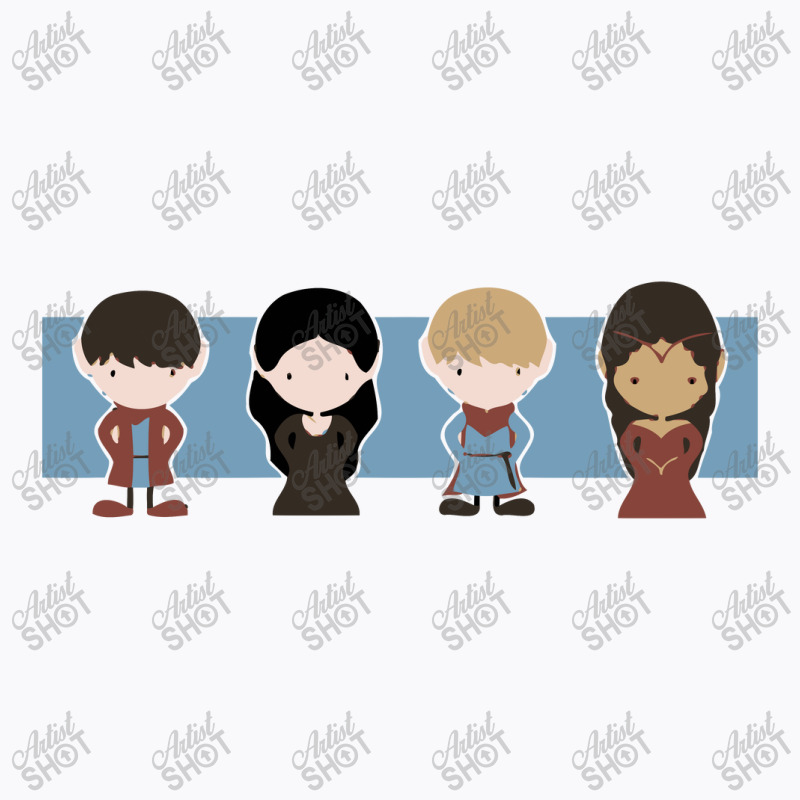 Merlin, Morgana, Arthur, Guinevere, Chibi Merlin Merlin T-shirt | Artistshot