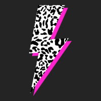 Leopard Lightning Bolt Pink Shadow Cheetah Graphic Print Sweatshirt 3/4 Sleeve Shirt | Artistshot