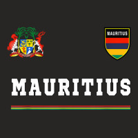 Mauritius T Shirt Sportsoccer Jersey Tee Flag Football T Shirt Ladies Fitted T-shirt | Artistshot