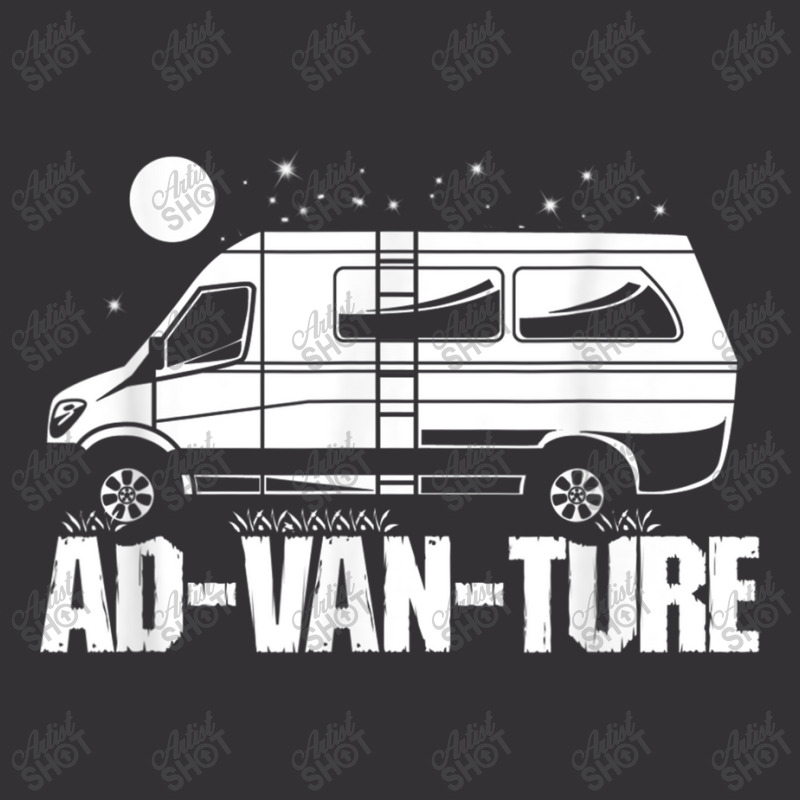 Funny Camper Van Life - Vanlife Ad-van-ture Painting Vintage Short | Artistshot