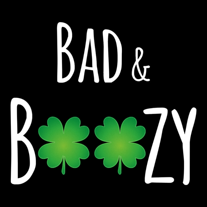 Bad And Boozy Funny St Patricks Day V-neck Tee | Artistshot