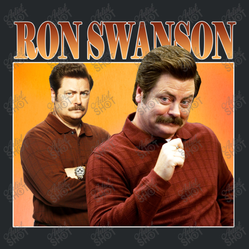 Character Animated Swanson Gifts Men Crewneck Sweatshirt by TrystanArtists | Artistshot