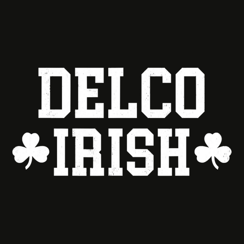 Delco Irish   Delaware County Residents Paddies Day Scorecard Crop Tee | Artistshot