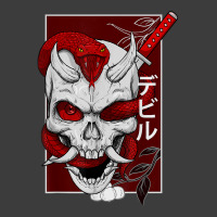 Japanese Demon Face Skull Devil With Snake Katana Nippon Art T Shirt Men's Polo Shirt | Artistshot