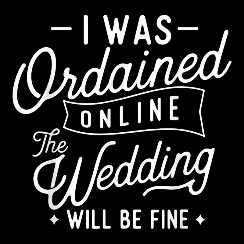 I Was Ordained Online   Ordained Minister Wedding Officiant T Shirt Pocket T-shirt | Artistshot