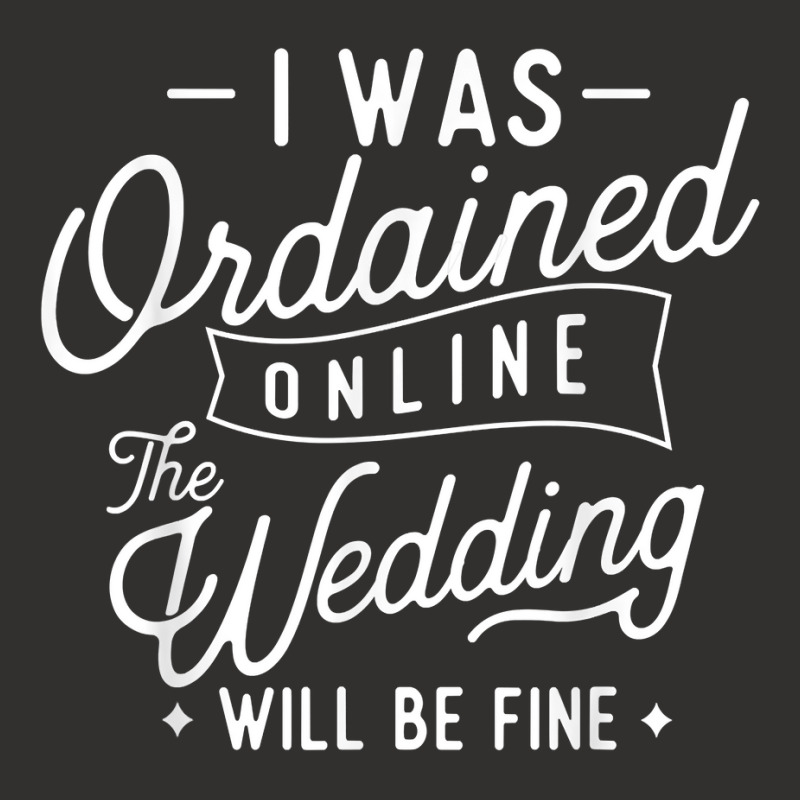 I Was Ordained Online   Ordained Minister Wedding Officiant T Shirt Champion Hoodie | Artistshot