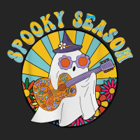 Spooky Season Peace Love Ghost Play Guitar For Halloween T Shirt Unisex Hoodie | Artistshot