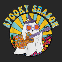 Spooky Season Peace Love Ghost Play Guitar For Halloween T Shirt Men's T-shirt Pajama Set | Artistshot