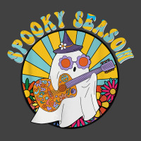 Spooky Season Peace Love Ghost Play Guitar For Halloween T Shirt Vintage T-shirt | Artistshot