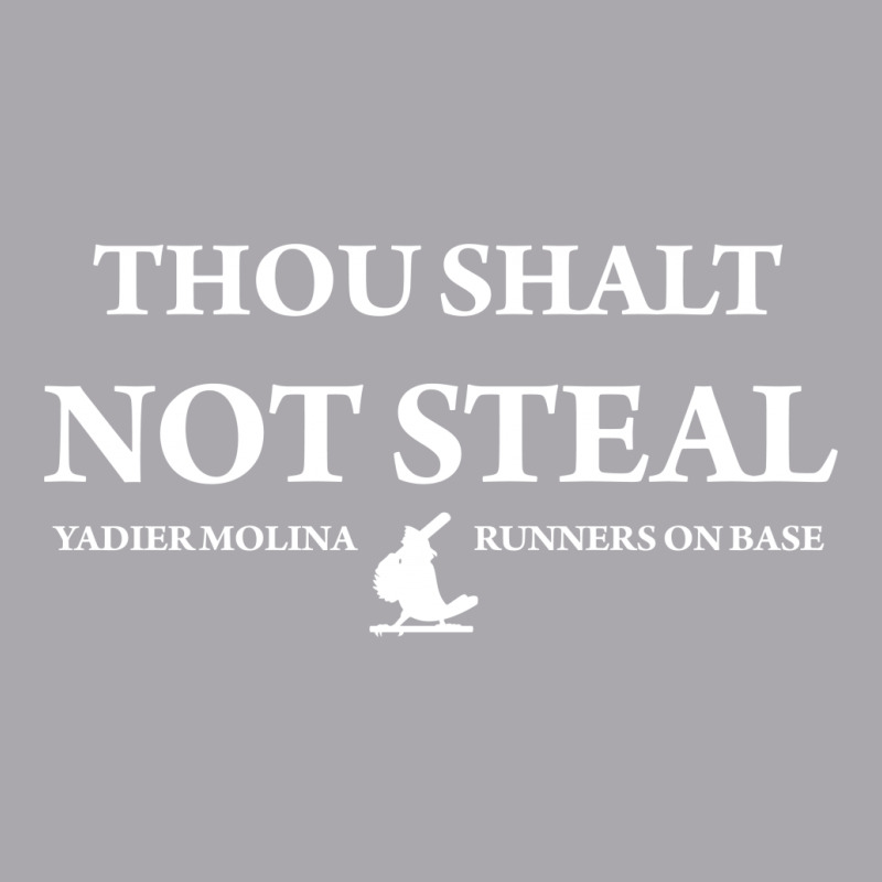 Custom Thou Shalt Not Steal Yadier Molina Youth 3/4 Sleeve By Flupluto -  Artistshot