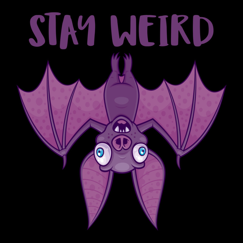 Stay Weird Cartoon Bat Youth Hoodie by fizzgig | Artistshot