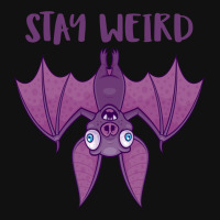 Stay Weird Cartoon Bat Baby Beanies | Artistshot