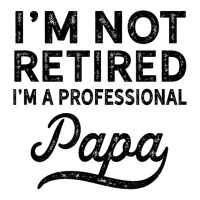 I'm Not Retired A Professional Papa T Shirt Fathers Day Gift V-neck Tee | Artistshot