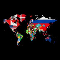 International World Flags T Shirt Flags World Map For Kids T Shirt Fleece Short | Artistshot