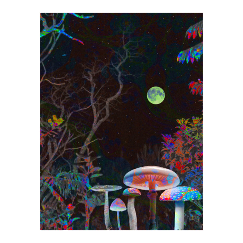 Night Silence Psychedelic Trippy Cool Design Mushroom Youth Tee by nbobatiga | Artistshot