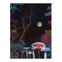 Night Silence Psychedelic Trippy Cool Design Mushroom Toddler T-shirt | Artistshot