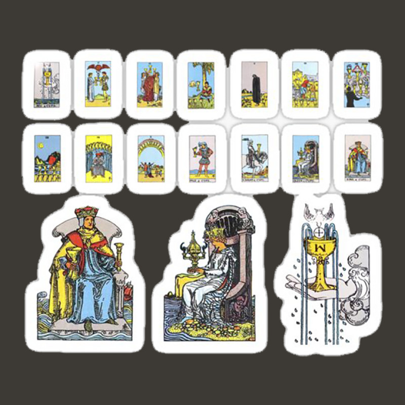 Tarot Card Sticker Set Major Arcana The Hermit Eleven Piece Pack 45474 Bucket Hat | Artistshot