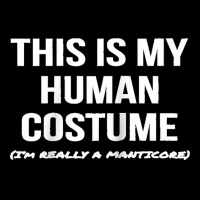 Human Costume I'm A Manticore Halloween Costume Raglan Baseball Tee Pocket T-shirt | Artistshot