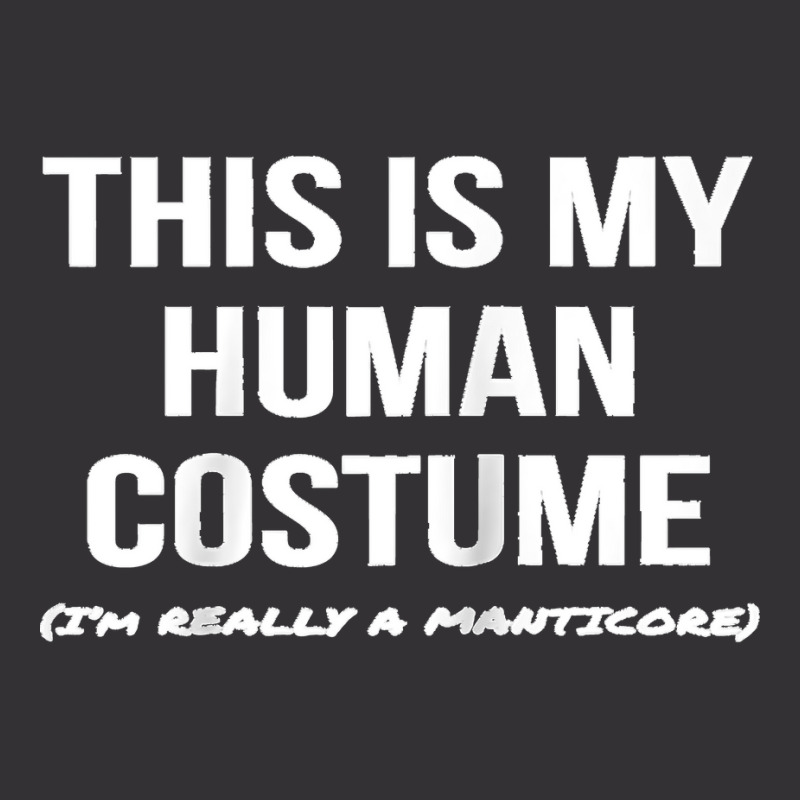 Human Costume I'm A Manticore Halloween Costume Raglan Baseball Tee Vintage Hoodie | Artistshot